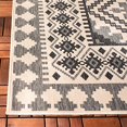 thumbnail image 4 of Safavieh Veranda Collection VER099 Boho Indoor/ Outdoor Non-Shedding Stain Resistant Patio Backyard Area Rug, 6'7" x 6'7" Square, Ivory / Slate, 4 of 4