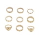 thumbnail image 2 of Anillos para mujer, regalos para mujer, un conjunto de anillos apilables de nudillos de moda para damas y niñas, anillos bohemios, anillo de mujer, 2 of 5