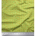 thumbnail image 1 of Soimoi Viscose Chiffon Fabric French Horn Musical Instrument Print Fabric by Yard 42 Inch Wide, 1 of 3