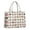 White Boston Terrier, variant on Large Capacity Tote Bag,Paw Prints Handbag Fashion Luxury Tote Bag,15.7"x13"x 5.1" Inches,Laptop Compatible