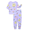 Spongebob Purple, variant on Minnie Mouse Girls Long Sleeve Tee and Pants Pajama Set, 2-Piece, Sizes 4-10