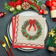 thumbnail image 4 of Dongrere Christmas Napkins 20-Pack of Holiday Party Napkins Multicolor Printed for Holiday Party Table Settings, 4 of 6