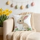 thumbnail image 1 of Decoraciones de Pascua, funda de cojín con conejos bordados con temática de Pascua, funda de almohada suave para sofás y sillas, ideal para decorar sofás y dormitorios de Pascua, funda de almohada de, 1 of 6
