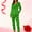 Green, variant on FDGIU Women's Soft Long Sleeve Pajama Set - 2 Piece Button Down Sleepwear with Pocketed Pants Loungewear S-2XL