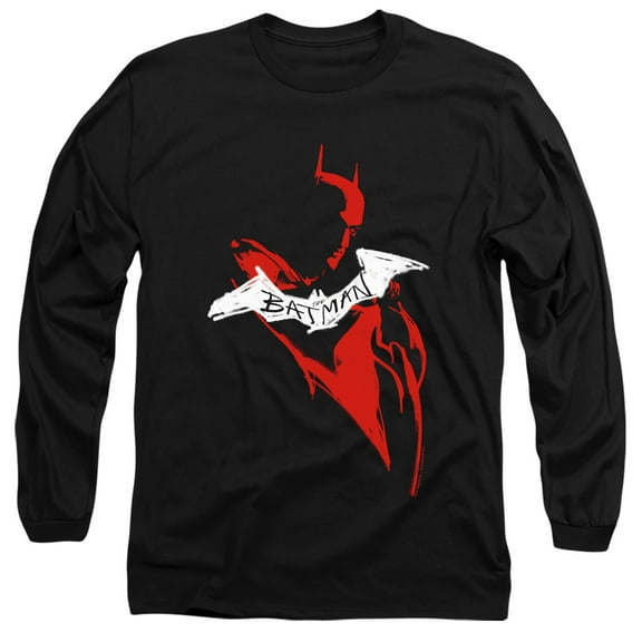 The Batman (2022) Hand Drawn Silhouette Unisex Adult Long-Sleeve T Shirt
