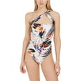 thumbnail image 4 of Rachel Rachel Maillot de Bain une Épaule à Imprimé Tropical, Blanc Multi, TG, 4 of 5