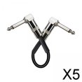 thumbnail image 1 of Paquete de 5-6 cables de conexión para guitarra Baoblaze 5 piezas, 1 of 8
