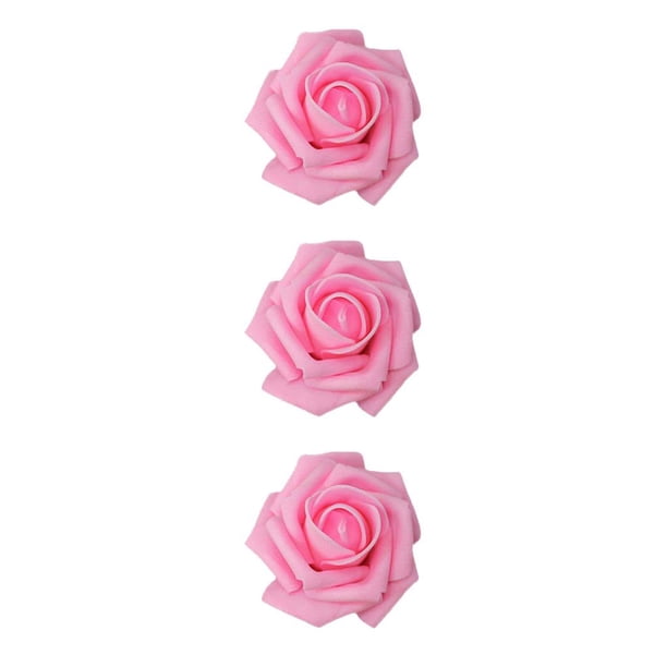 Flores biónicas artificiales Inteprter 50 piezas PE espuma simulación Rosa flor falsa para adornos de compromiso de fiesta de boda CBP280467