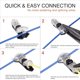 thumbnail image 5 of Conectores de Cable en T para Cables de 14 A 18 AWG, Sin Pelado de Cables, Conectores de Cable de 3 Vías Combinados, Conectores de Empalme de Cables, Paquete de 36, 5 of 8