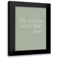 thumbnail image 1 of Murdock, Ramona 11x14 Black Modern Framed Museum Art Print Titled - Be Where Your Feet Are, 1 of 5