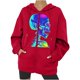 thumbnail image 1 of Sudadera de Cuello Redondo Para Mujer, Sudaderas Con Capucha de Gran Tamaño, Sudadera Con Patrón de Cosplay Para Otoño E Invierno, Abrigo Con Estampado de Características Odeerbi ODB139142, 1 of 8