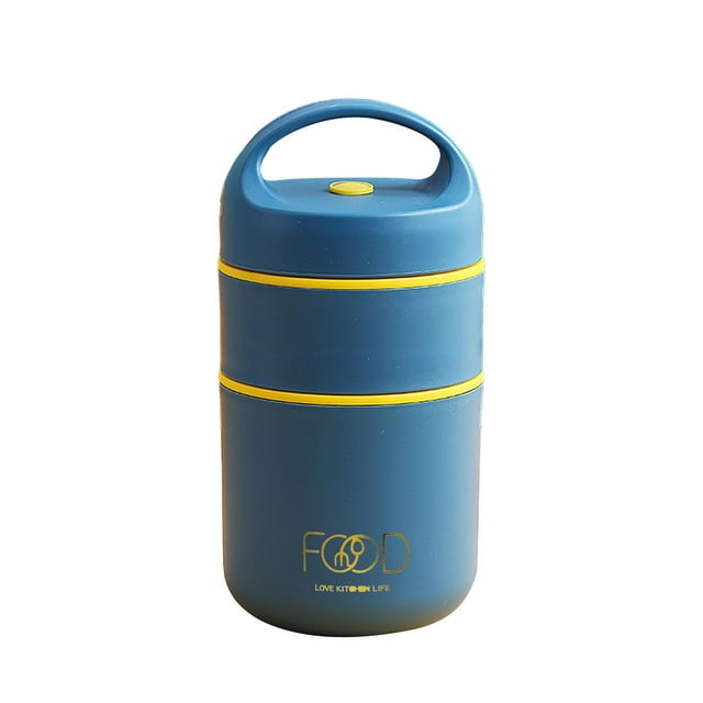 Boîte à Lunch Thermique en Acier Inoxydable Sac à Lunch Isolé Chauffe-Tasse Conteneurs Bento Boîte à Lunch pour Enfants