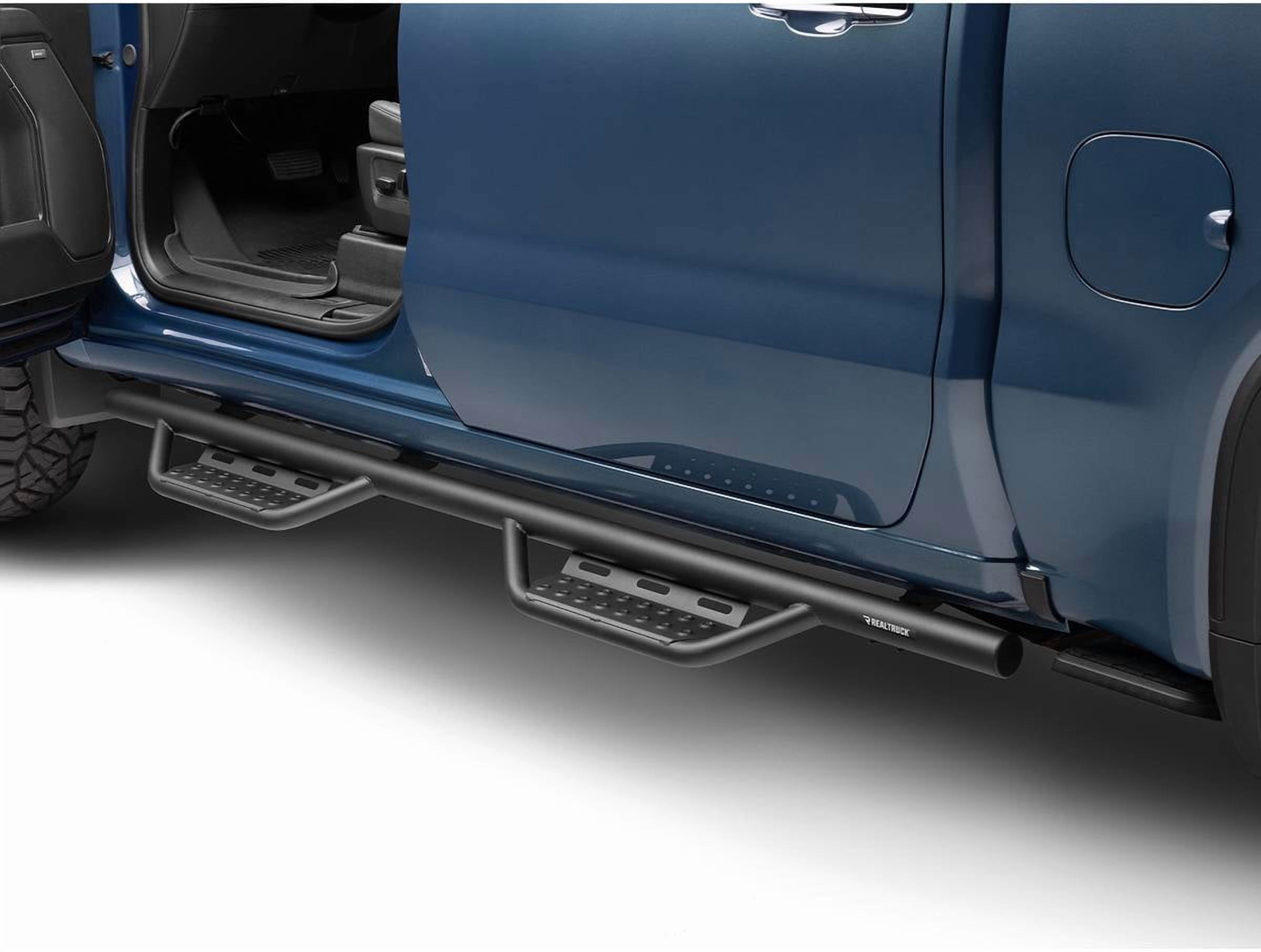 N-Fab Cab Length Textured Black RS Nerf Steps Fit 10-24 Toyota 4Runner (No 10-19 Ltd and 10-13 SR5 ) 4 Door SUV, SRW Gas