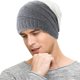 thumbnail image 5 of Gorros de Invierno para Chicos Gorro de Media Skully Grueso y cálido de Punto Forrado para Hombre, 5 of 5