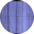 thumbnail image 1 of Ahgly Company Machine Washable Indoor Round Abstract Blue Modern Area Rugs, 5' Round, 1 of 4