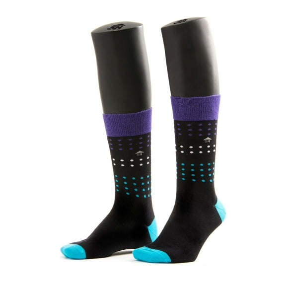 Black Dots Design Men Socks