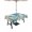 Teal Jellyfish Coastal, variant on Outdoor Tablecloths with Umbrella Hole & Zipper, Teal Sea Turtle Coastal 60 x102 Inch Rectangle Tablecloths, Vintage Summer Beach Nautical Waterproof Table Cloth, Patio/Pool/Picnic Table Covers