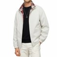 thumbnail image 7 of WIZUTIZ Men's Reversible Jacket Plaid Zip Up Loose Thin Sports Coat Polyester Spandex Waterproof Windproof for Hiking Camping Outdoor Daily Mens Fashion, 7 of 7
