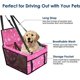 thumbnail image 2 of Asiento elevador para mascotas, apto para perros pequeños, impermeable y transpirable. Funda para asiento elevador de coche con varilla de soporte de PVC para protección., 2 of 5