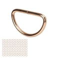 thumbnail image 3 of Accesorio para collar de perro, 100 Uds. Anillos en D Collar para perro Anillos en D Anillos en D semicirculares diseñados a medida, 3 of 12