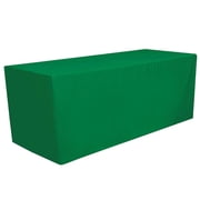 Gowinex Forest Green 4 ft x 2 ft Fitted Tablecloth Polyester Rectangular Table Cover