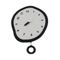 thumbnail image 3 of Reloj colgante de pared, reloj decorativo, adorno minimalista y versátil, decoración de pared para habitación de niños, casa, granja, cafetería, Bar, Negro, 3 of 9