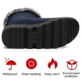 thumbnail image 3 of Women Men Lightweight Snow Boots Winter Anti-Slip Ankle Booties Waterproof Slip On Warm Fur Lined Sneaker-Blue, 3 of 5