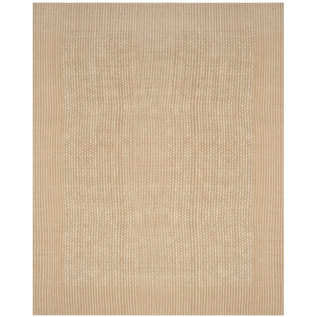 SAFAVIEH Natural Fiber Langston Geometric Jute Area Rug, Ivory/Beige, 2'6" x 4'