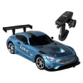 thumbnail image 1 of Coche de control remoto a escala 1/43, regalo de cumpleaños, premium, fácil de controlar, duradero, práctico, modelo de coche de control remoto. Azul claro, 1 of 8