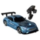 thumbnail image 1 of Coche de control remoto a escala 1/43, regalo de cumpleaños, premium, fácil de controlar, duradero, práctico, modelo de coche de control remoto. Azul claro, 1 of 8