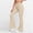 Beige, variant on HongQid Women's High Waist Flare Pants – Yoga Casual Stretch Bell Bottom Trousers, Slim Fit Retro 70s Style Pants for All Seasons,Red S