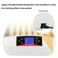 thumbnail image 2 of 56 Eggs Fully Automatic Egg Incubator, Egg Incubator with Egg Candler (US Standard), for Eggs, Duck Eggs, Bird Eggs, Goose Eggs Hatching, White, 2 of 9