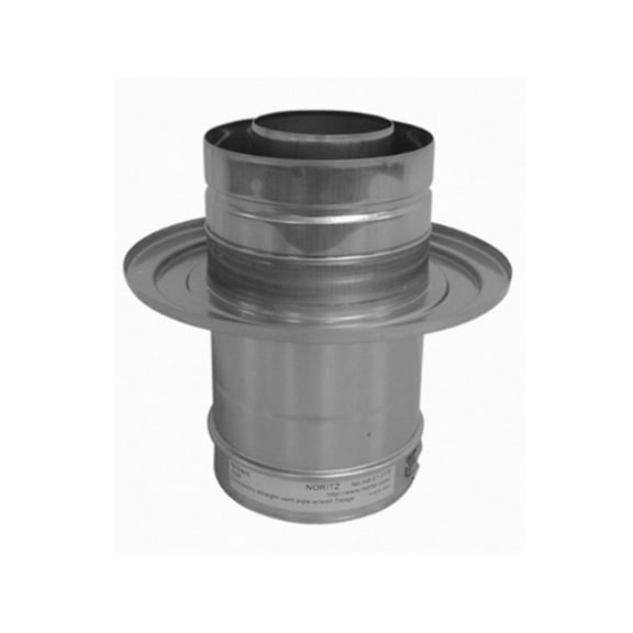 Noritz Cwf-F Stainless Steel Double-Wall Concentric Straight Vent Pipe
