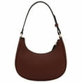 thumbnail image 5 of FashionPuzzle Small Crescent Shoulder Bag Underarm Purse (Coffee), 5 of 7