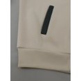 thumbnail image 4 of Stylish Color Block Drop Shoulder Jacket Soft, Loose Fit, Long Sleeve Snap Front Wear, 4 of 5
