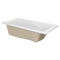 thumbnail image 2 of American Standard Evolution 72 in x 36 in Acrylic Deep Soak Bathtub in White, 2 of 5