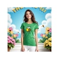 thumbnail image 1 of Playera Bee Happy, Don´t Worry – No te preocupes, Sé Feliz y ¡Zumba Con Estilo! Color Verde Talla Chica Marca Emil SaEs, 1 of 4