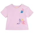 thumbnail image 2 of Disney Lilo & Stitch Angel T-Shirt and French Terry Shorts Outfit Set Toddler to Big Kid, 2 of 5