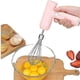 thumbnail image 2 of Cordless Whisk Usb Rechargeable Handheld Electric Mixer Kitchen Hand Electric Baking Mixer Black SX, 2 of 3