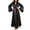 01 Black, variant on Pajamas for Women Plus Size Fire , Women Cute Long Silk Kimono Dressing Gown Bath Robe Nightdress