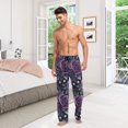 thumbnail image 6 of FORMRS Mens Pajama Pants with Pockets Sleepwear Lounge Bottoms Sizes S-2XL, Roses and Pearls, 6 of 7