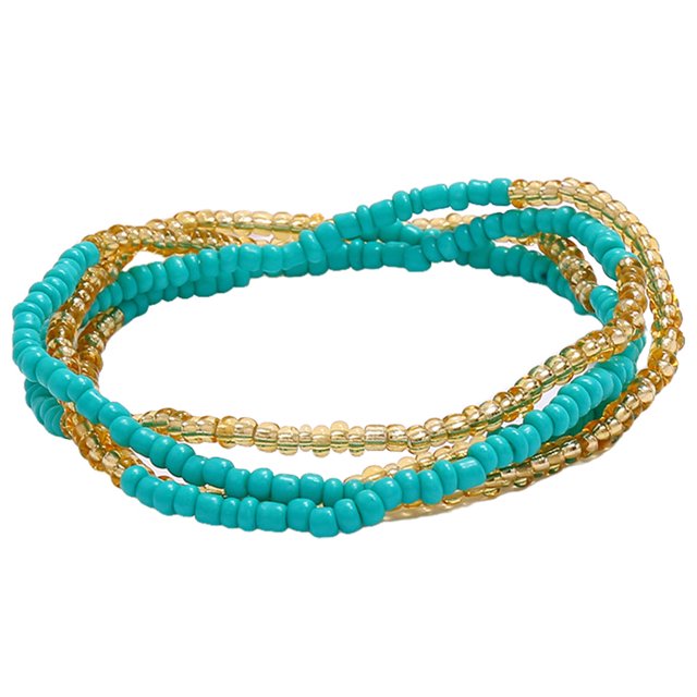 Minnieouse Cuentas Cadena de cintura Estilo simple Ropa Cintura Decoración Playa al aire libre Vestir Vientre Cadenas Joyería Regalo Tipo 23 Type3 NO3