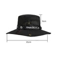thumbnail image 4 of Sombrero de pescador para hombre, protección solar para la cara, protección UV, ala grande, verano, pesca al aire libre, negro, 4 of 4