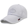 thumbnail image 3 of BKQCNKM Hats for Men, Mens Hats, Baseball Cap, Men Ladies Embroidered Letters Baseball Cap Mesh Breathable Cap Sunshade Mesh Hat, White One Size, 3 of 3