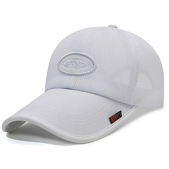 ZSQDM Men Ladies Embroidered Letters Baseball Cap Mesh Breathable Cap Sunscreen Sunshade Mesh Hat beanie Straw Hats for Men Visors Shower Cap