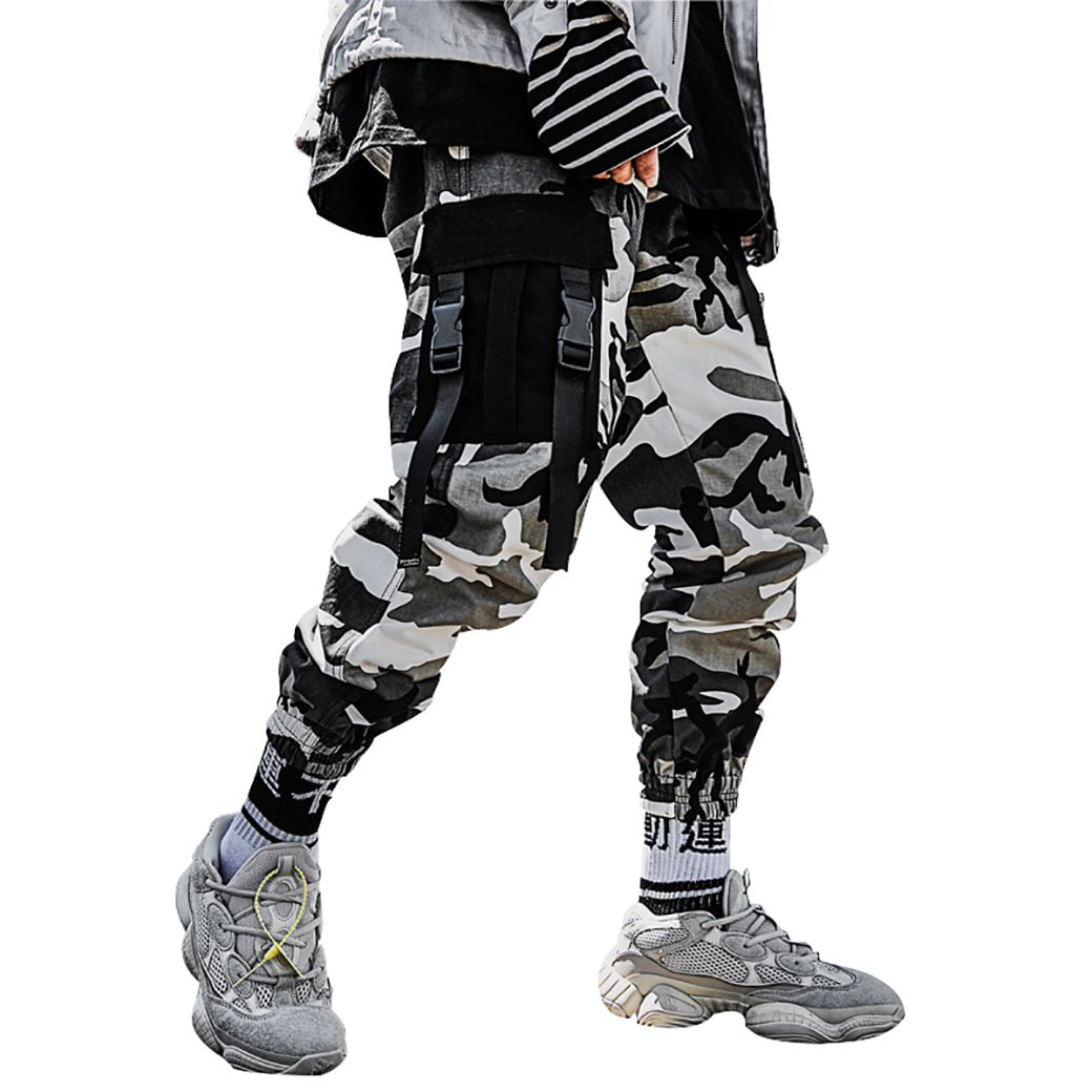 camo techwear pants