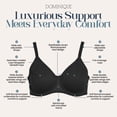 thumbnail image 2 of Dominique Women’s Jacqueline Jacquard Minimizer Bra #7018 – Seamless Full Figure Underwire Lingerie for Women, 2 of 6