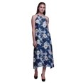 thumbnail image 1 of Bimba Robe Dos Nu Teinture sur Nœuds d'Été pour Fête, Col Licou, Tenue de Plage pour Femmes - Xxx-Grand, 1 of 6