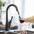 thumbnail image 3 of Sunrinx Touchless Kitchen Faucet Pull Down Sprayer Oil Rubbed Bronze High Arc Dual Sensor, 3 of 12
