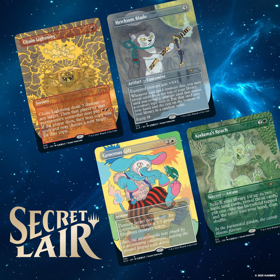 MTG Secret Lair Starter Kit: Commander Deck Builder - Heads